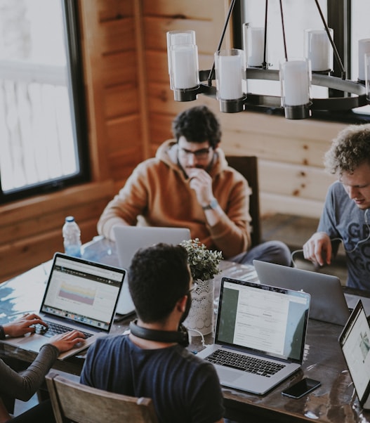 IT professionals at work